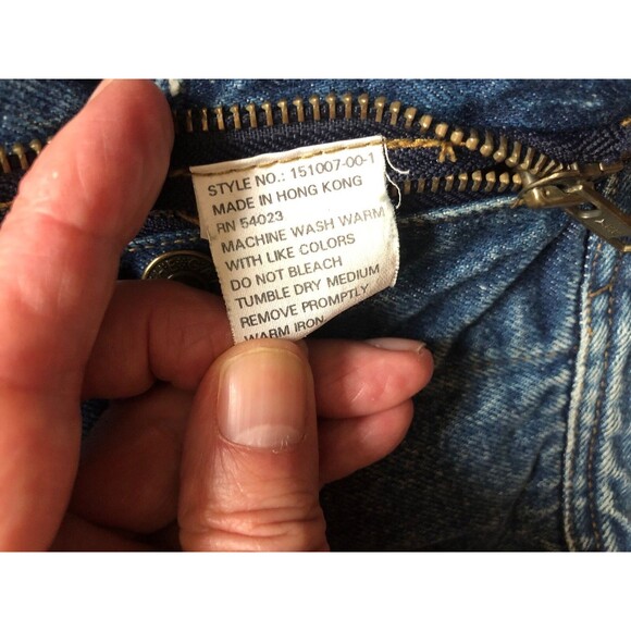 Gap Vintage Denim Jean Jacket Size Medium Zip Button Combo 1990's - Picture 9 of 16